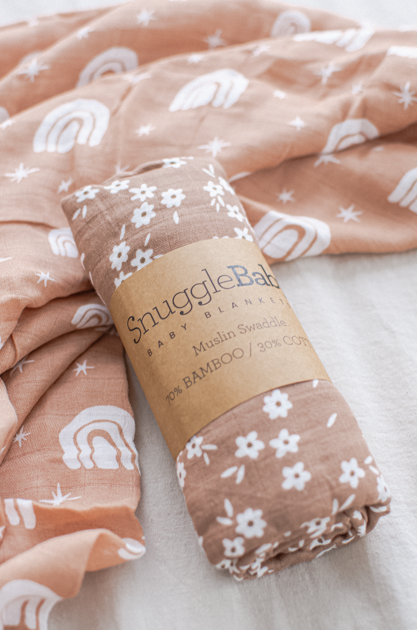 Muslin Cotton Swaddle - Blossom Dreams