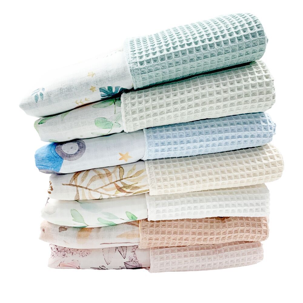 The Waffle Cotton Baby Swaddle